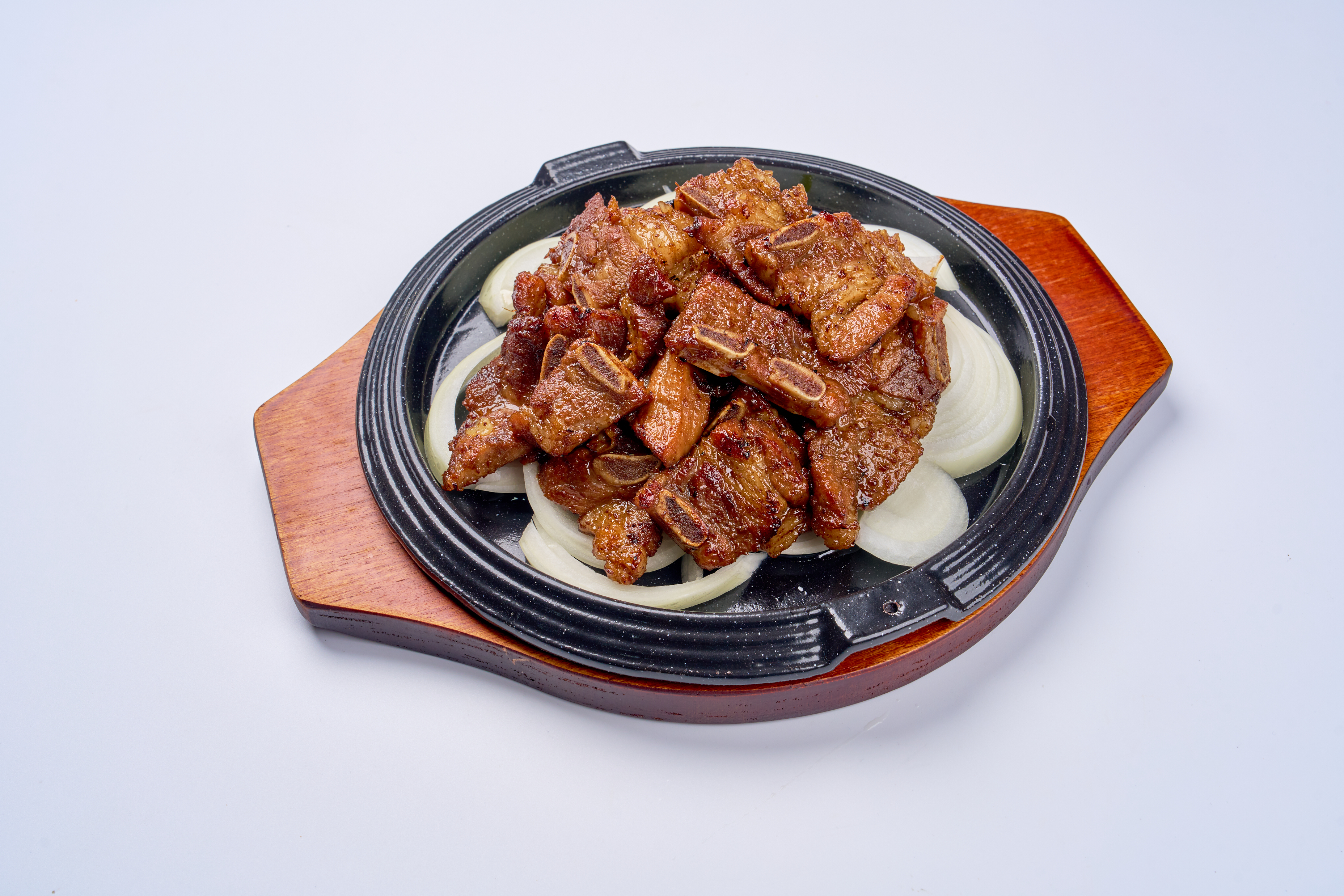 윤기 있는 갈비 대표 플레이팅