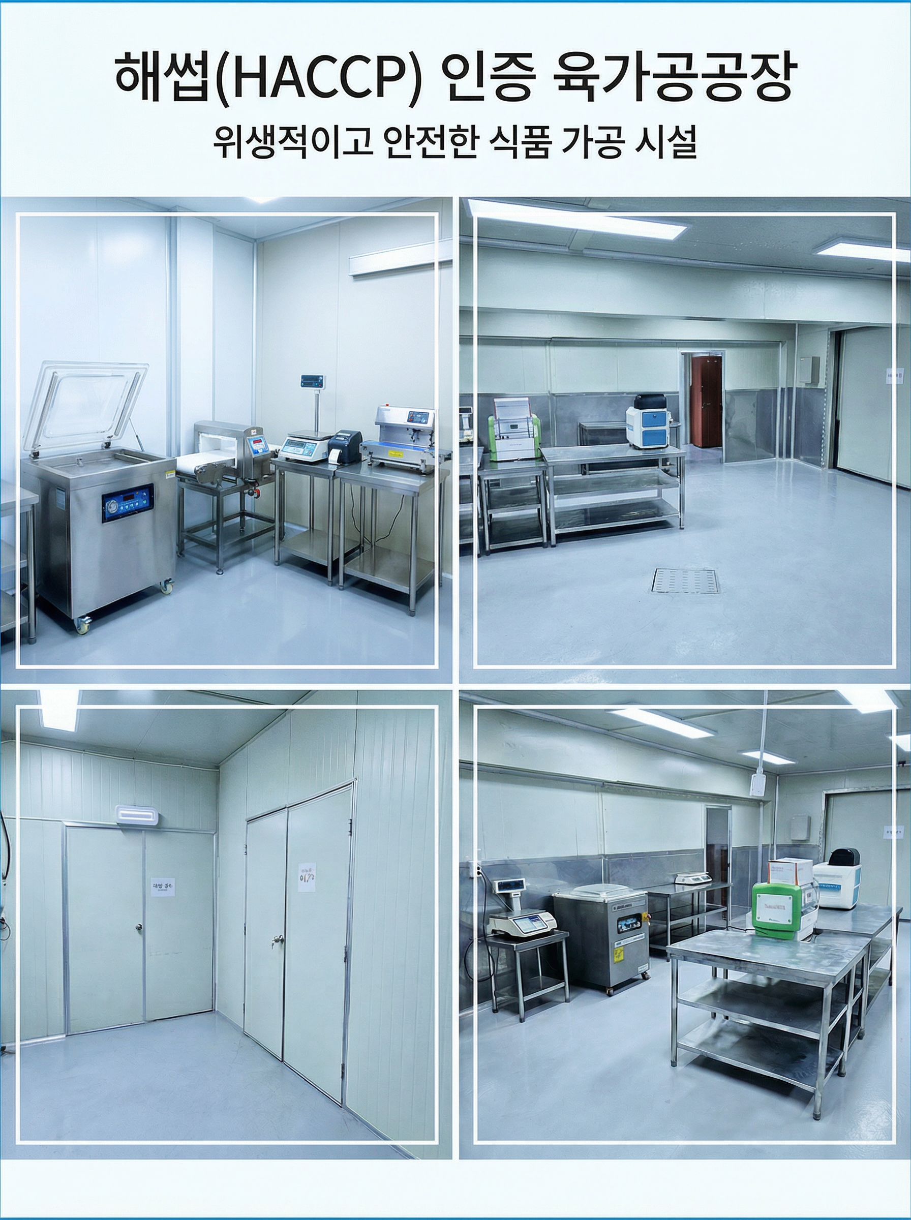 HACCP 육가공공장 내부